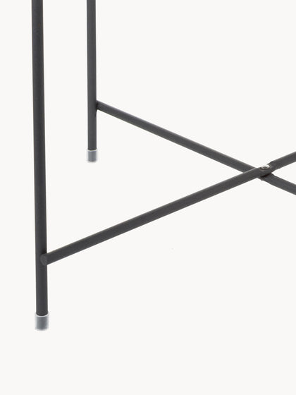 Westwing Mesa Auxiliar Plegable Cupid Tablero De Cristal