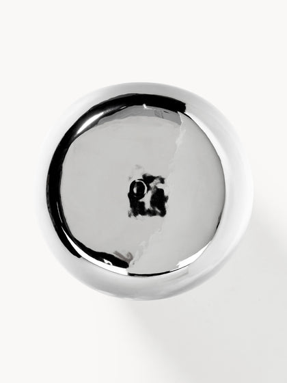 Westwing Mesa Auxiliar Redonda Artesanal De Cerámica Currents