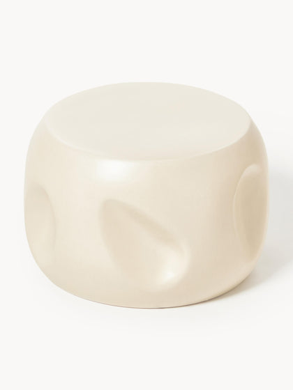 Westwing Mesa Auxiliar Redonda Artesanal De Cerámica Currents