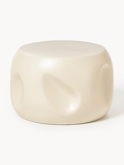 Westwing Mesa Auxiliar Redonda Artesanal De Cerámica Currents