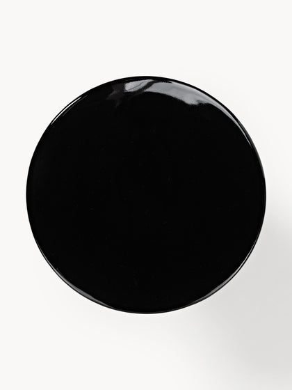 Westwing Mesa Auxiliar Redonda Con Superficie Brillante Dustan