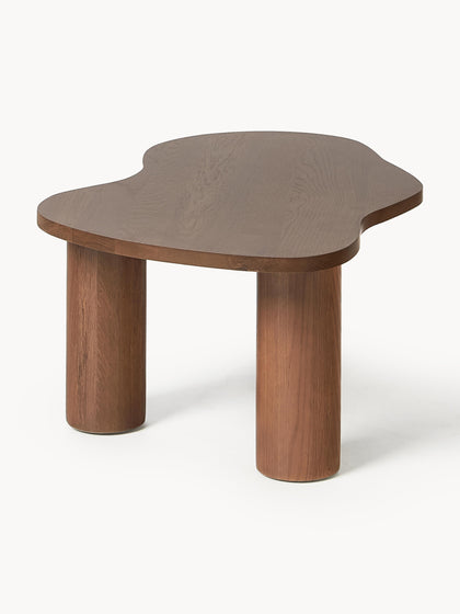 Westwing Mesa De Centro De Forma Orgánica De Madera De Nogal Didi