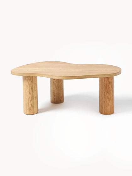 Westwing Mesa De Centro De Forma Orgánica De Madera De Roble Didi