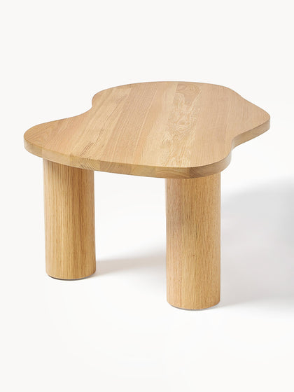 Westwing Mesa De Centro De Forma Orgánica De Madera De Roble Didi