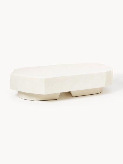 Westwing Mesa de centro de hormigón en forma orgánica Staffa