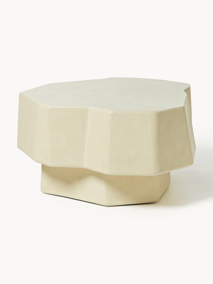 Westwing Mesa de centro de hormigón en forma orgánica Staffa