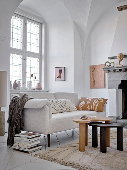 Westwing Mesa De Centro De Madera De Caucho Con Forma Orgánica Luppa