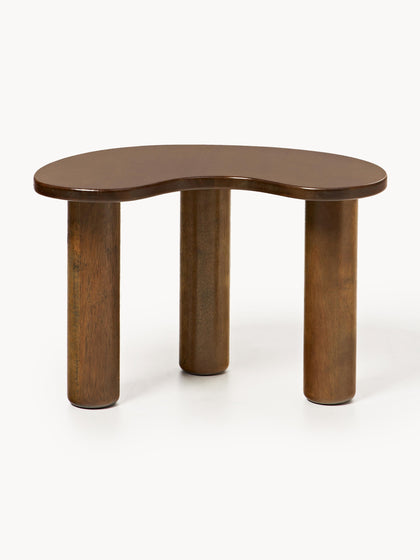 Westwing Mesa De Centro De Madera De Caucho Con Forma Orgánica Luppa