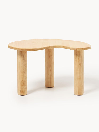 Westwing Mesa De Centro De Madera De Caucho Con Forma Orgánica Luppa