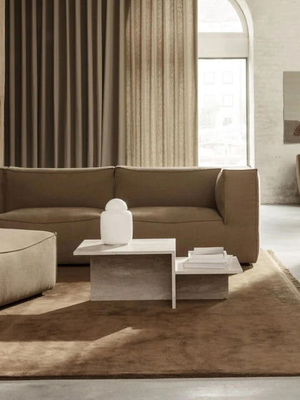 Westwing Mesa De Centro De Travertino Con Dos Tableros Distinct