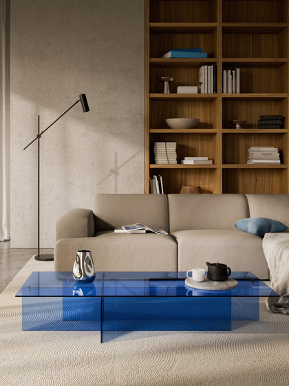 Westwing Mesa De Centro Grande De Vidrio Anouk 160 Cm