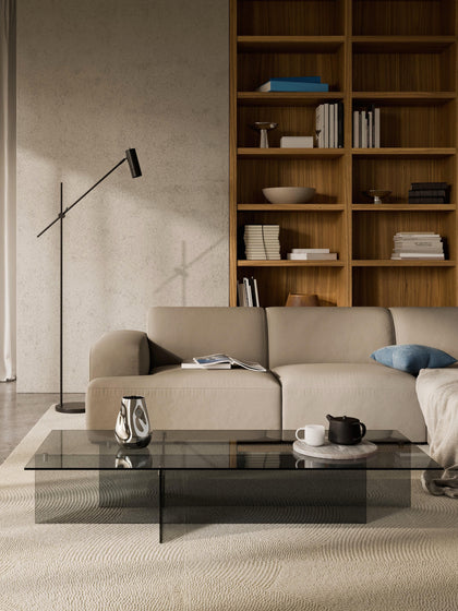 Westwing Mesa De Centro Grande De Vidrio Anouk 160 Cm