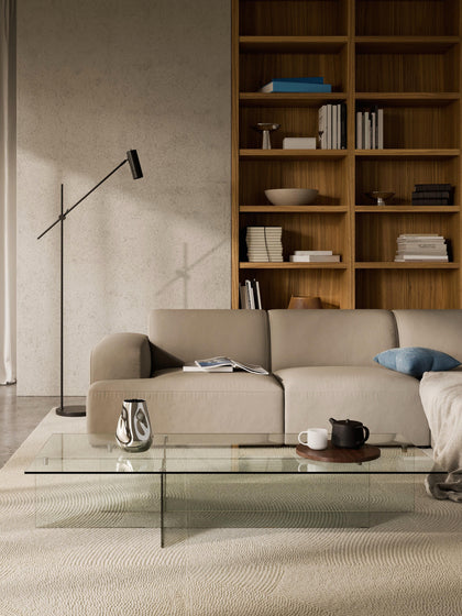 Westwing Mesa De Centro Grande De Vidrio Anouk 160 Cm