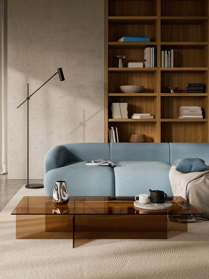 Westwing Mesa De Centro Grande De Vidrio Anouk 160 Cm