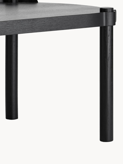 Westwing Mesa De Centro Ovalada De Madera De Roble Woody