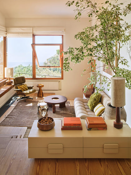 Westwing Mesa De Centro Redonda Artesanal De Madera De Mango Conversation