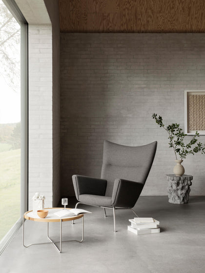 Westwing Mesa De Centro Redonda Con Bandeja Reversible CH417