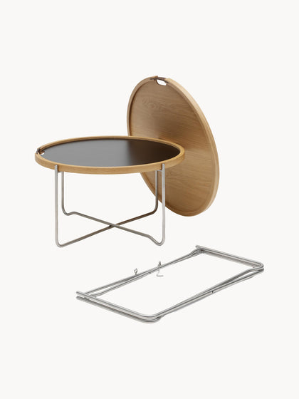 Westwing Mesa De Centro Redonda Con Bandeja Reversible CH417