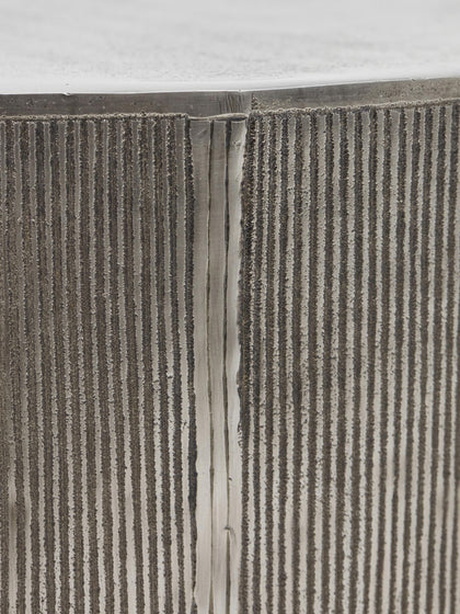 Westwing Mesa De Centro Redonda Con Efecto Envejecido Rota