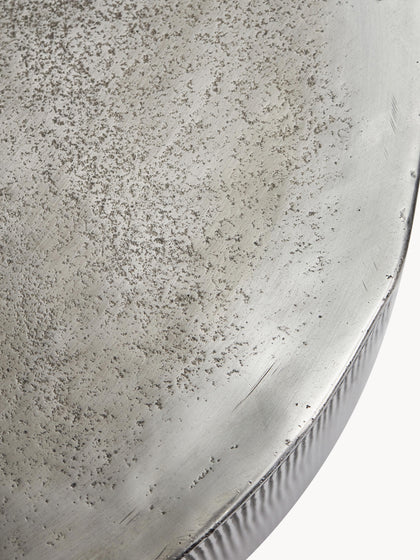 Westwing Mesa De Centro Redonda Con Efecto Envejecido Rota