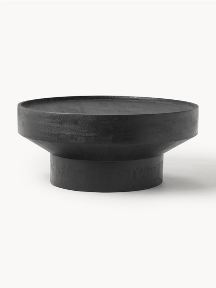 Westwing Mesa De Centro Redonda De Madera De Mango Benno