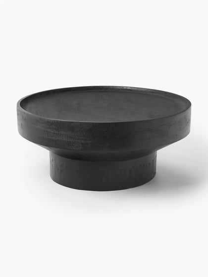 Westwing Mesa De Centro Redonda De Madera De Mango Benno