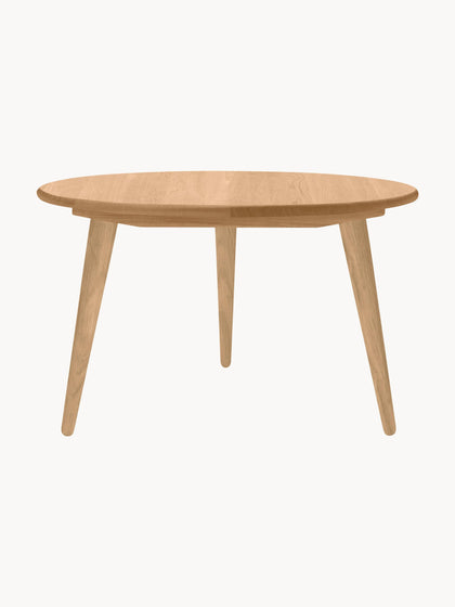 Westwing Mesa de centro redonda de madera de roble CH008