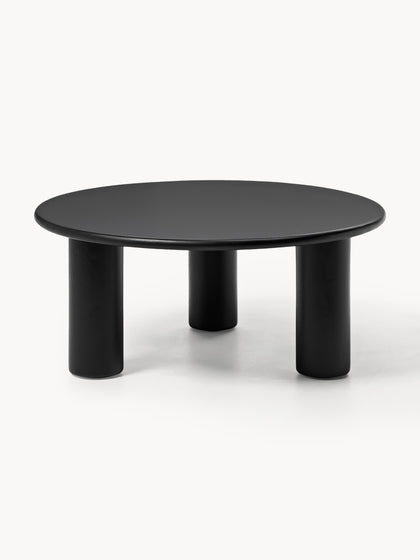 Westwing Mesa De Centro Redonda De Madera De Roble Didi