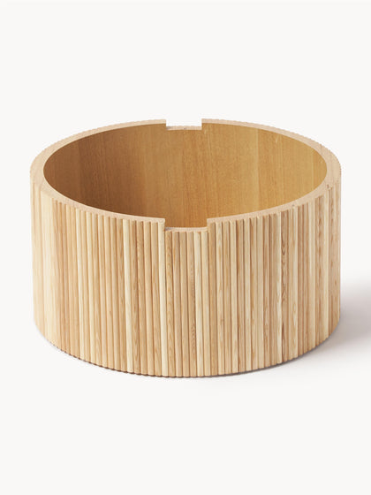 Westwing Mesa De Centro Redonda De Madera Nele Con Espacio De Almacenamiento