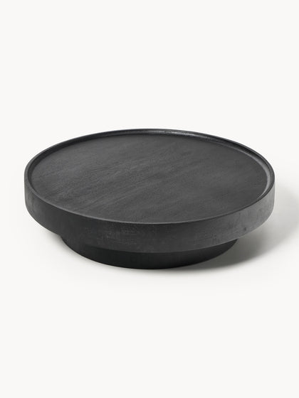 Westwing Mesa De Centro Redonda XL De Madera De Mango Benno