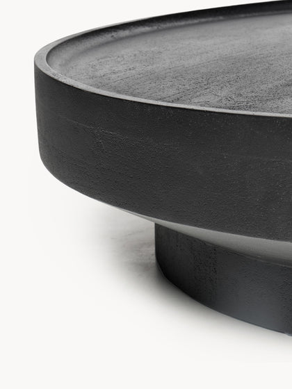 Westwing Mesa De Centro Redonda XL De Madera De Mango Benno