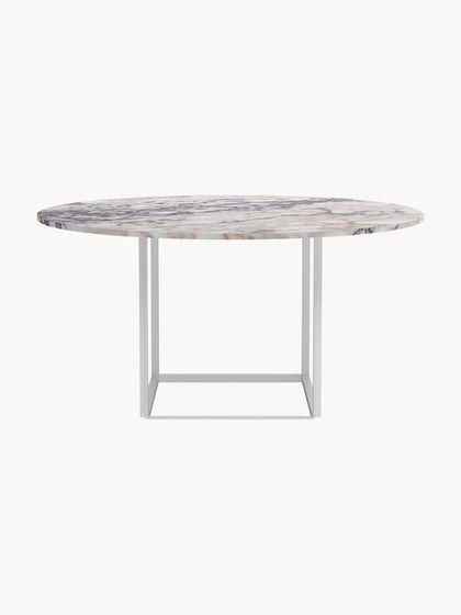 Westwing Mesa De Comedor Con Tablero De Mármol Florence Ø 145 Cm