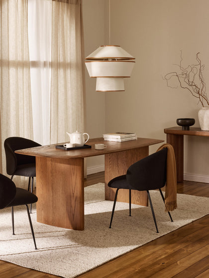 Westwing Mesa De Comedor De Madera De Roble Chandler