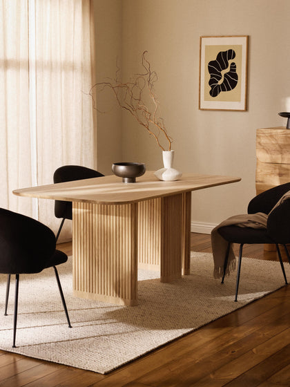 Westwing Mesa De Comedor De Madera De Roble Jolka Tamaños Diferentes