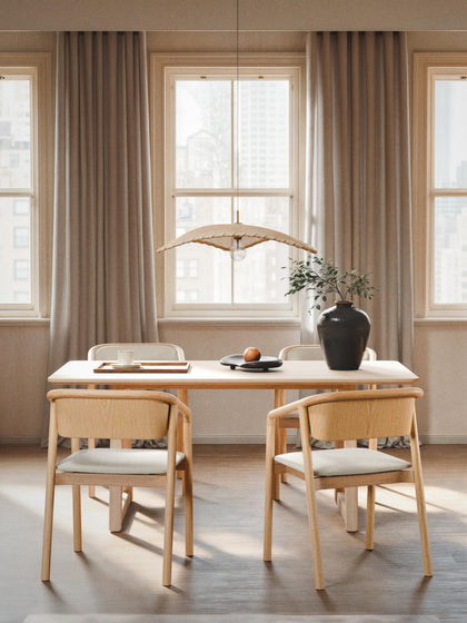 Westwing Mesa De Comedor De Madera De Roble Nik Tamaños Diferentes