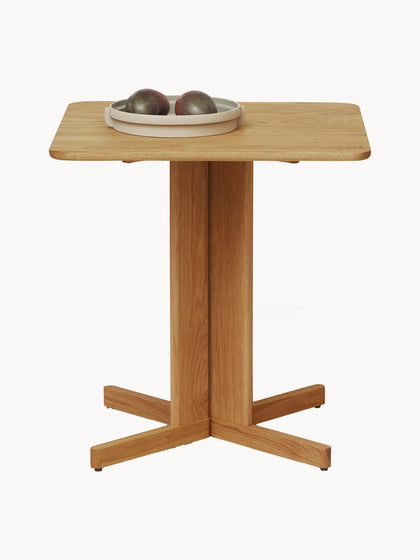 Westwing Mesa De Comedor De Madera De Roble Quatrefoil 68 X 68 Cm