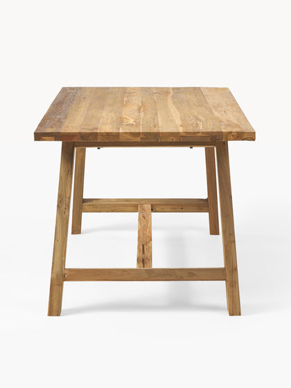 Westwing Mesa De Comedor De Madera De Teca Lawas Tamaños Diferentes