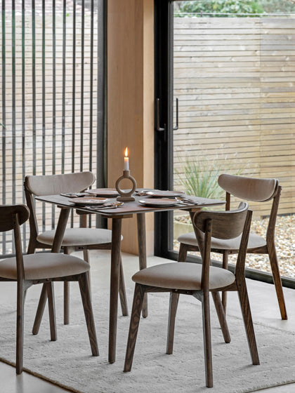 Westwing Mesa De Comedor De Madera Hatfield 77 X 77 Cm