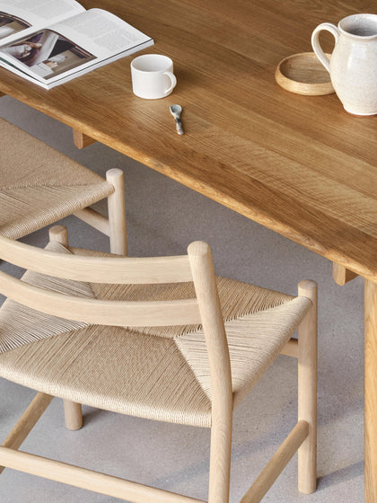 Westwing Mesa De Comedor De Madera Roble CH327 248 X 62 Cm