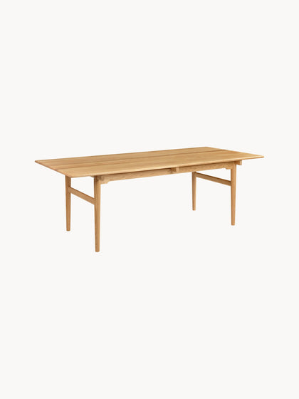 Westwing Mesa de comedor de madera roble CH327 248 x 62 cm