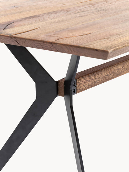 Westwing Mesa De Comedor De Madera Roble Downtown Tamaños Diferentes