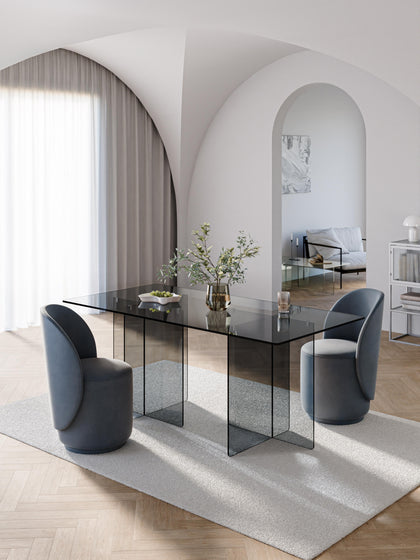 Westwing Mesa De Comedor De Vidrio Anouk 180 X 90 Cm