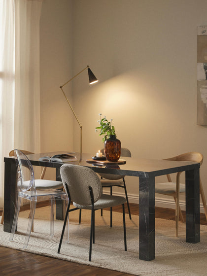 Westwing Mesa De Comedor En Aspecto Mármol Carl 180 x 90 cm