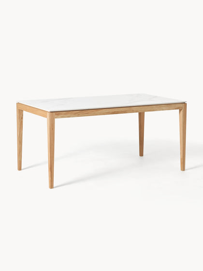 Westwing Mesa de comedor en look mármol Jackson tamaños diferentes