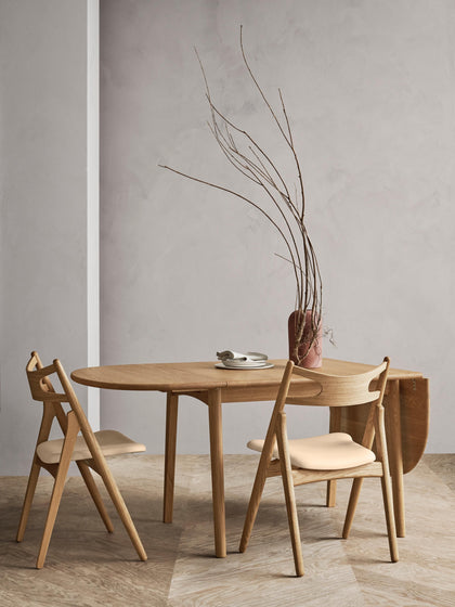 Westwing Mesa De Comedor Extensible Ovalada De Madera De Roble CH002 90 - 188 X 90 Cm