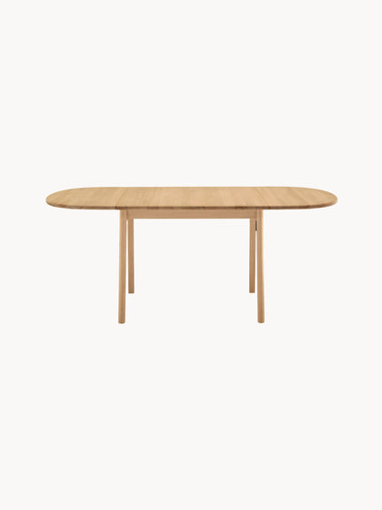 Westwing Mesa De Comedor Extensible Ovalada De Madera De Roble CH002 90 - 188 X 90 Cm