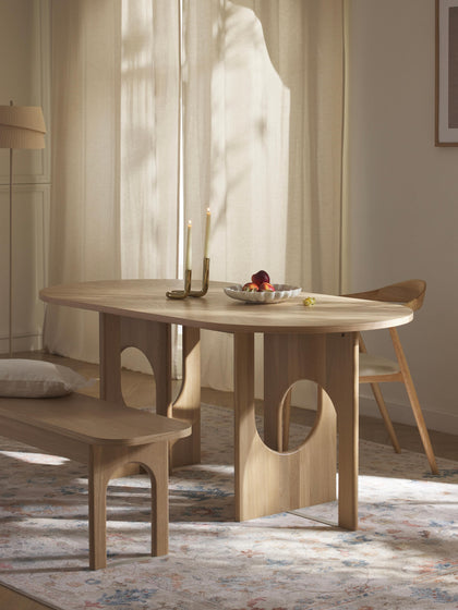 Westwing Mesa De Comedor Ovalada Apollo Tamaños Diferentes