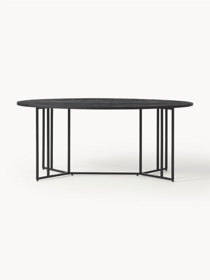 Westwing Mesa De Comedor Ovalada De Madera De Mango Luca Tamaños Diferentes