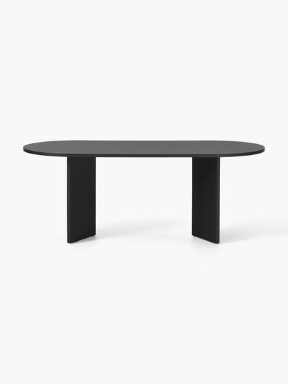 Westwing Mesa De Comedor Ovalada De Madera Toni 200 x 90 cm
