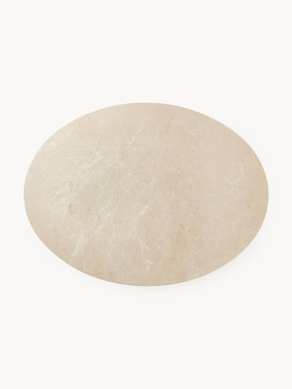 Westwing Mesa De Comedor Ovalada De Mármol Miley 120 x 90 cm
